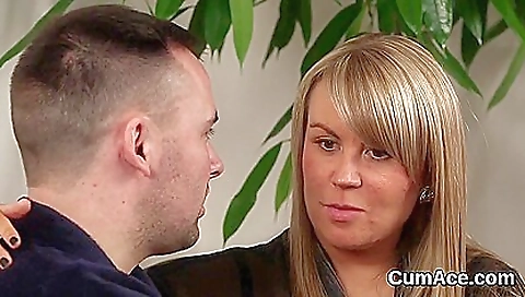 Spicy Centerfold Gets Cum Load On Her Face Eating All T