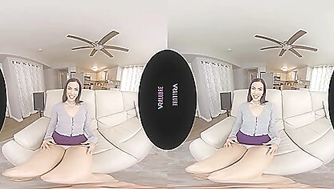 Sexy girl uses the magic wand to pleasure her boyfriend