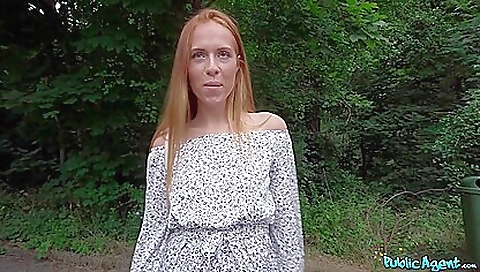 Russian babe in a tight black shirt gets face after anal