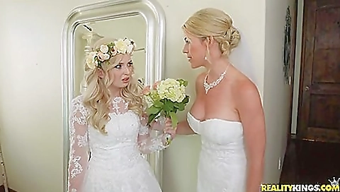 Milf and busty ladies are having lesbian and threesome sex