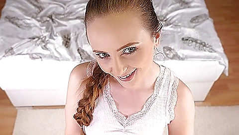 Teen 18+ babe takes hot creampie in her tight vagina