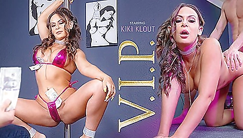 Brunette girl gets fucked in doggy style in this porn movie