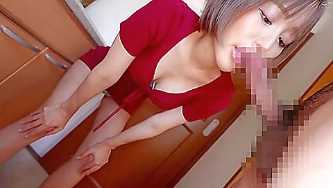 Asian stepmom sucks and gets her pussy fucked on camera