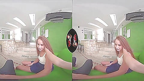 Latina sex in porn video in vr porn with a red dress