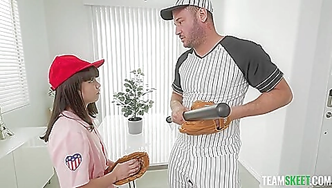 Brunette with hairy pussy and big ass fucks with the ballast