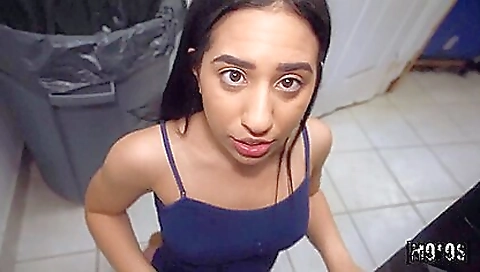 Brunette big ass brunette is getting filled with sperm