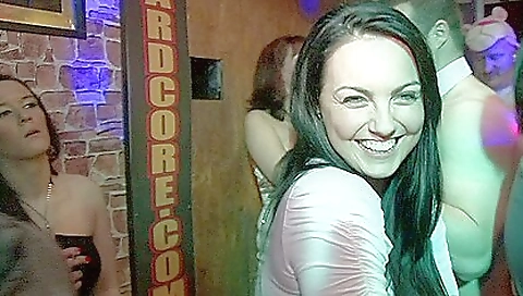 Blonde amateur group sex with hot striptease video