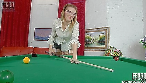 Busty lesbian 18+ teen with two cocks in pussy cunts