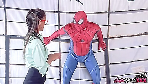 Horny brunette milf with big tits enjoys deepthroat sex