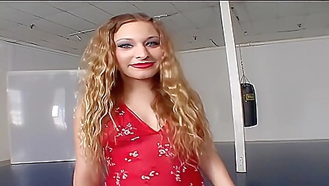 Blonde 18+ gangbang with a brunette and a long cock