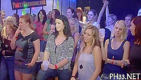 Blonde with big tits and a large ass loves dancing