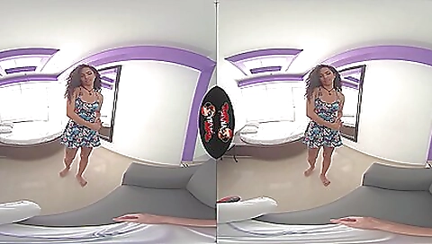 Ebony with black ass and ebony and black skin in vr porn