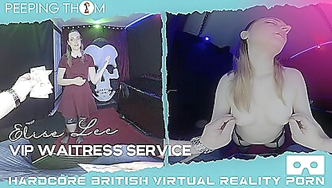 Elise Lee gets naked and fucked in VIP waiting room