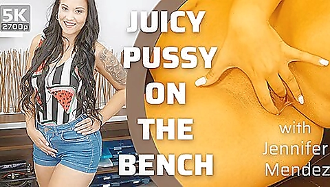 Jennifer mendez in a hot solo video with some fingering