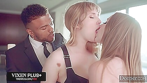 Busty blonde chicks with natural boobs and big breasts