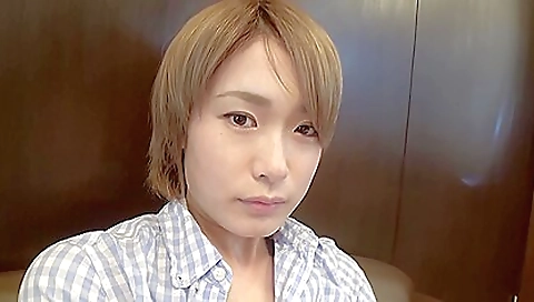 Hot asian hitomi hit and fuck with a big white dildo