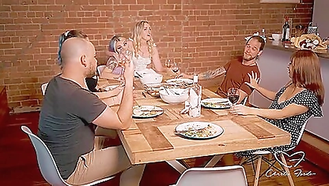 Charley and novas enjoy some awesome anal fucking in a group