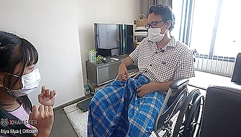 Cute asian teen 18+ teaches her stepdaughter to be a slut