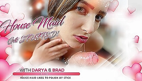 Sexy blonde and her boyfriend enjoy this hot pov blowjob in vr