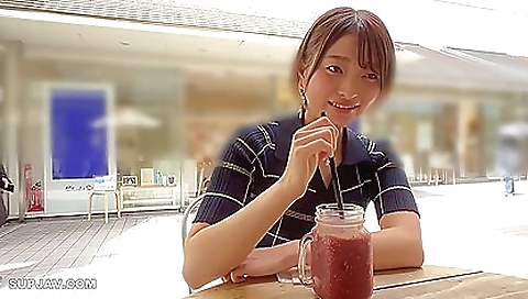 Japanese brunette is in a tight bikini pov porn scene